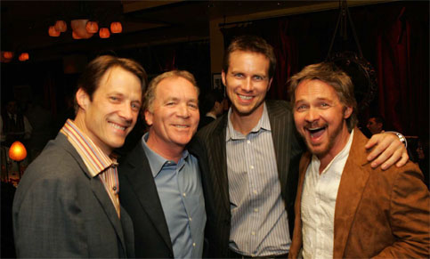 NBC DAYTIME PRE-EMMY PARTY -- NBC Events -- Pictured (l-r):Matthew Ashford, Days Of Our Lives, Ken Corday, Executive Producer Days Of Our Lives, Brody Hutzler, Days Of Our Lives, Stephen Nichols, Days Of Our Lives  -- NBC Universal Photo: Chris Haston FOR EDITORIAL USE ONLY -- DO NOT RE-SELL/DO NOT ARCHIVE